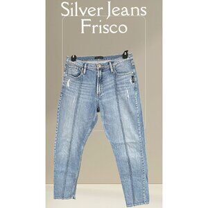 Silver Jeans Frisco Tapered High Rise Crop 29‎ x 28